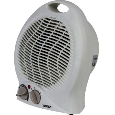 Igenix IG9020 2kW Upright Fan Heater in White Igenix IG9020 2kW Upright Fan Heater in White